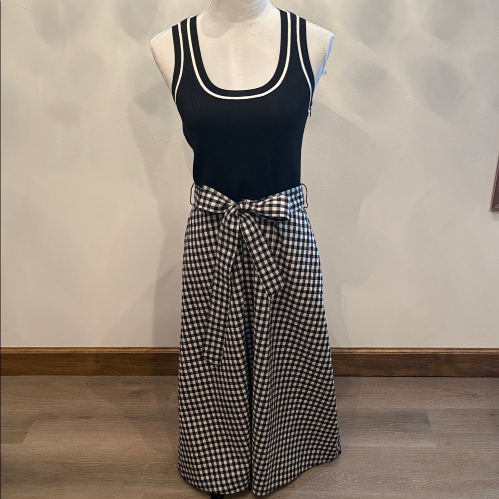Black and White Checkered Dress